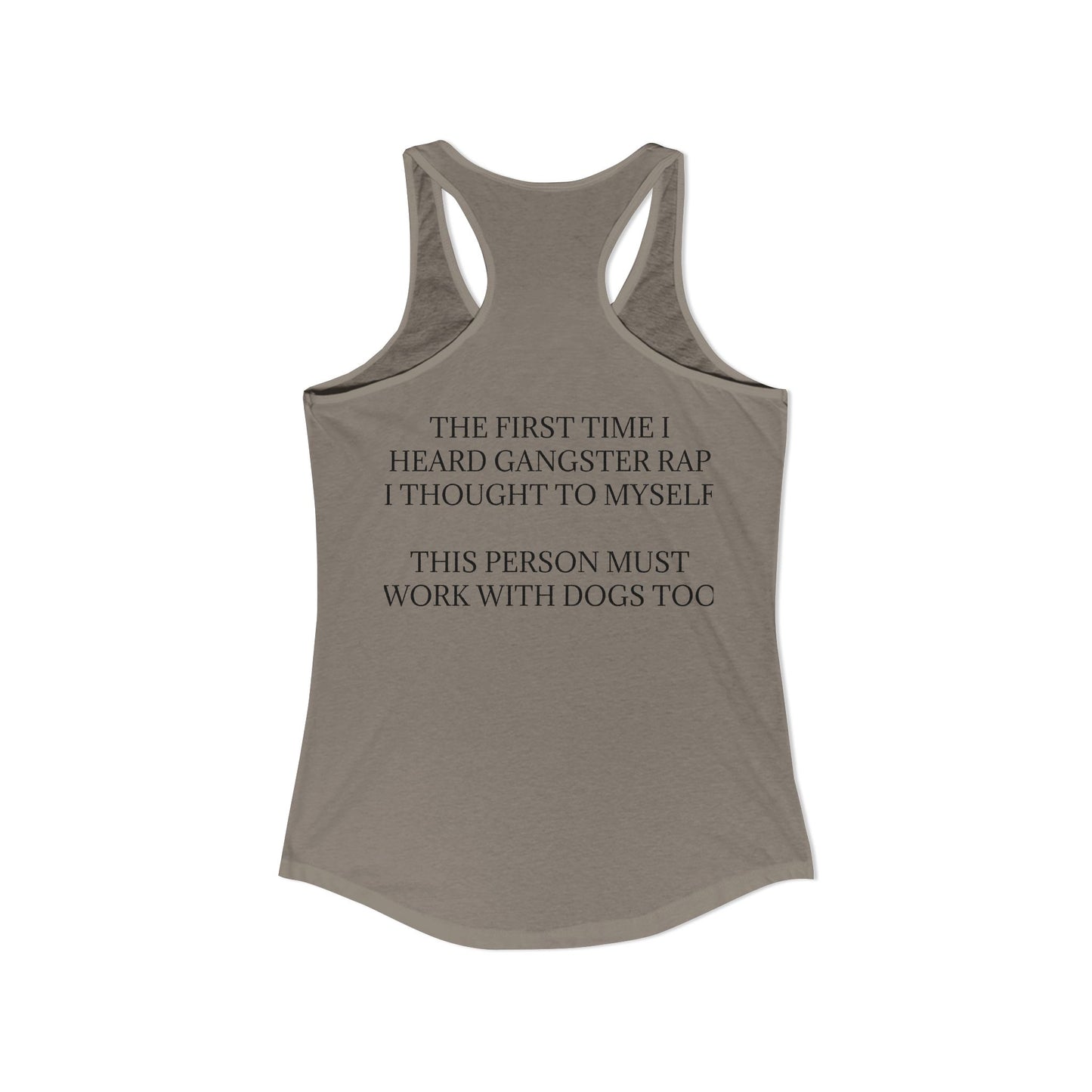 Gangster Rap Women's Racerback Tank
