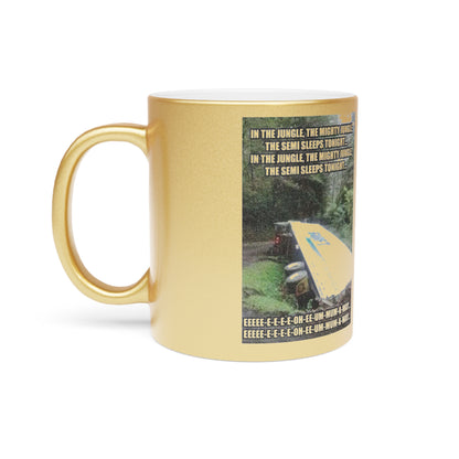 Semi Sleeps Metallic Coffee Mug
