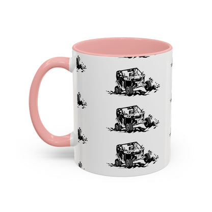 Slingin' Mud Side By Side 2-Tone Coffee Mug