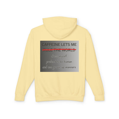 Caffiene Lets Me Unisex Lightweight Hoodie