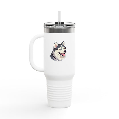 Malamute Head Insulated Travel Mug