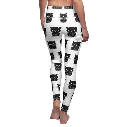 Angry Cat Women's Ankle Leggings