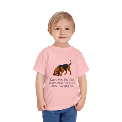 Tracking You Toddler Unisex Short Sleeve Crewneck Tee