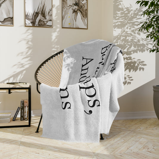 Beds, Straps, And Chains Velveteen Microfiber Blanket