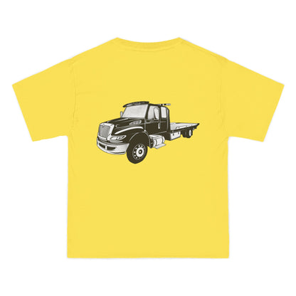 Flatbed Tow Truck Men's Short-Sleeve Crewneck Tee