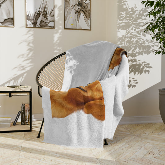 Golden Head Velveteen Microfiber Blanket