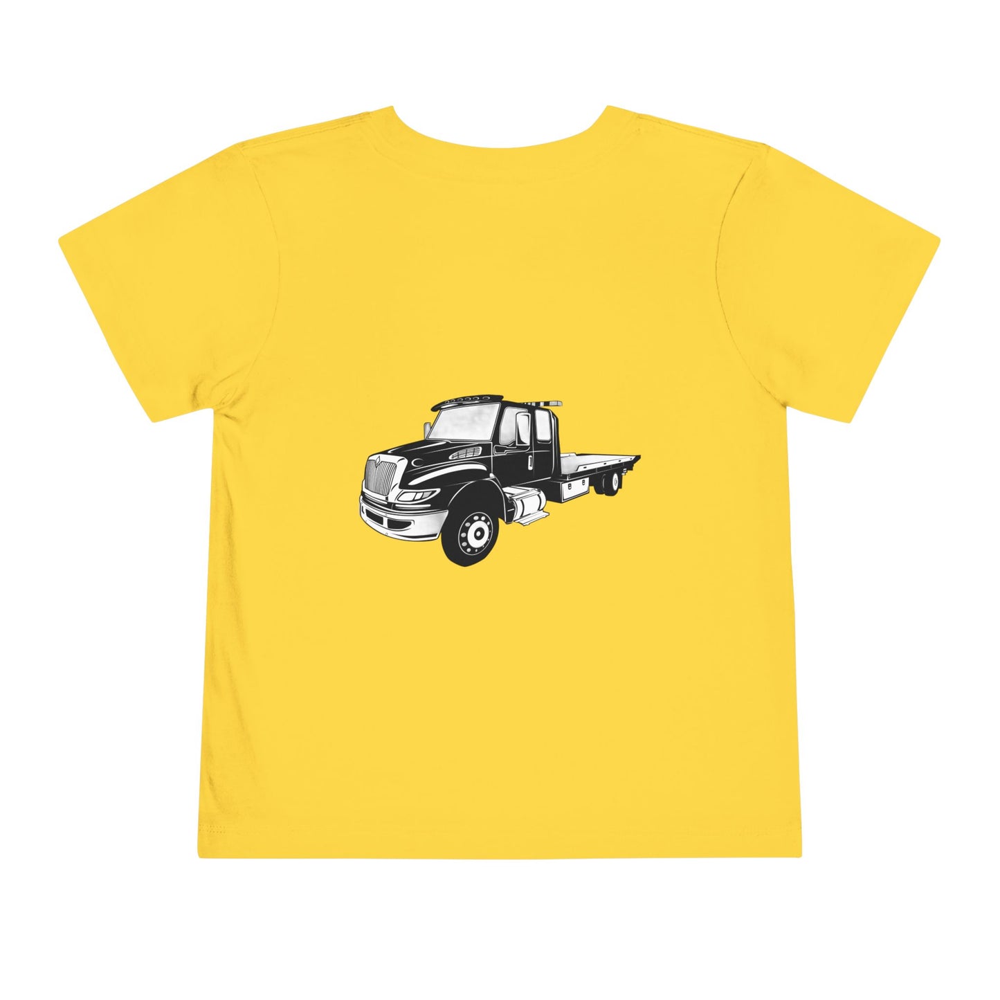 Flatbed Tow Truck Toddler Unisex Short Sleeve Crewneck Tee