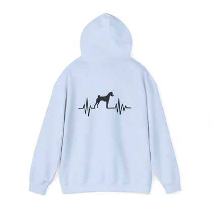 My Heart Beats For Basenjis Unisex Hoodie
