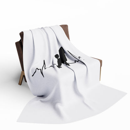 My Heart Beats For Poodles Arctic Fleece Blanket