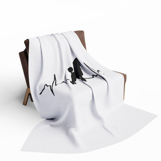 My Heart Beats For Poodles Arctic Fleece Blanket