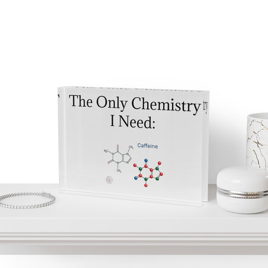 Chemistry Lesson Acrylic Photo Block
