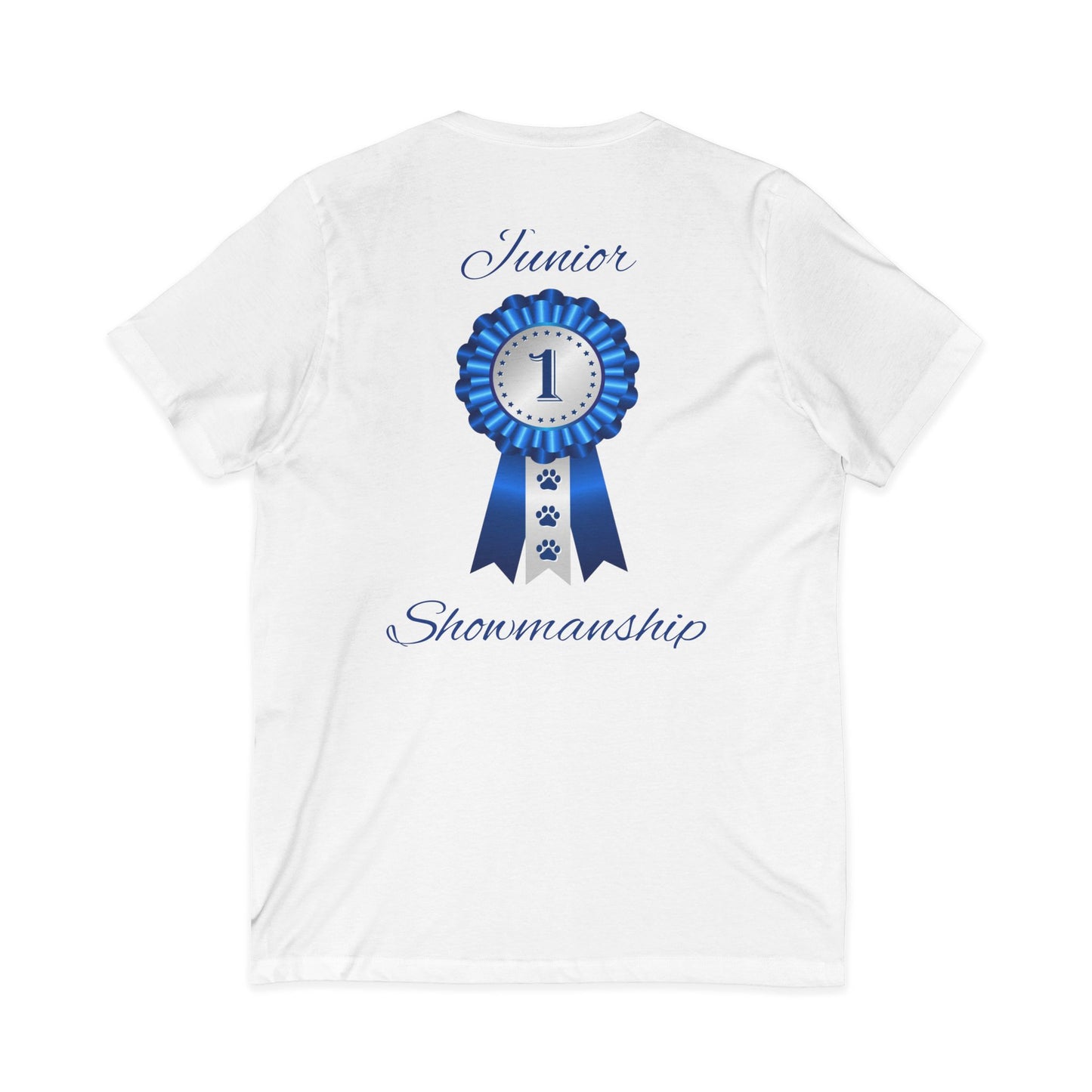 Junior Showmanship Unisex Short Sleeve V-Neck Tee