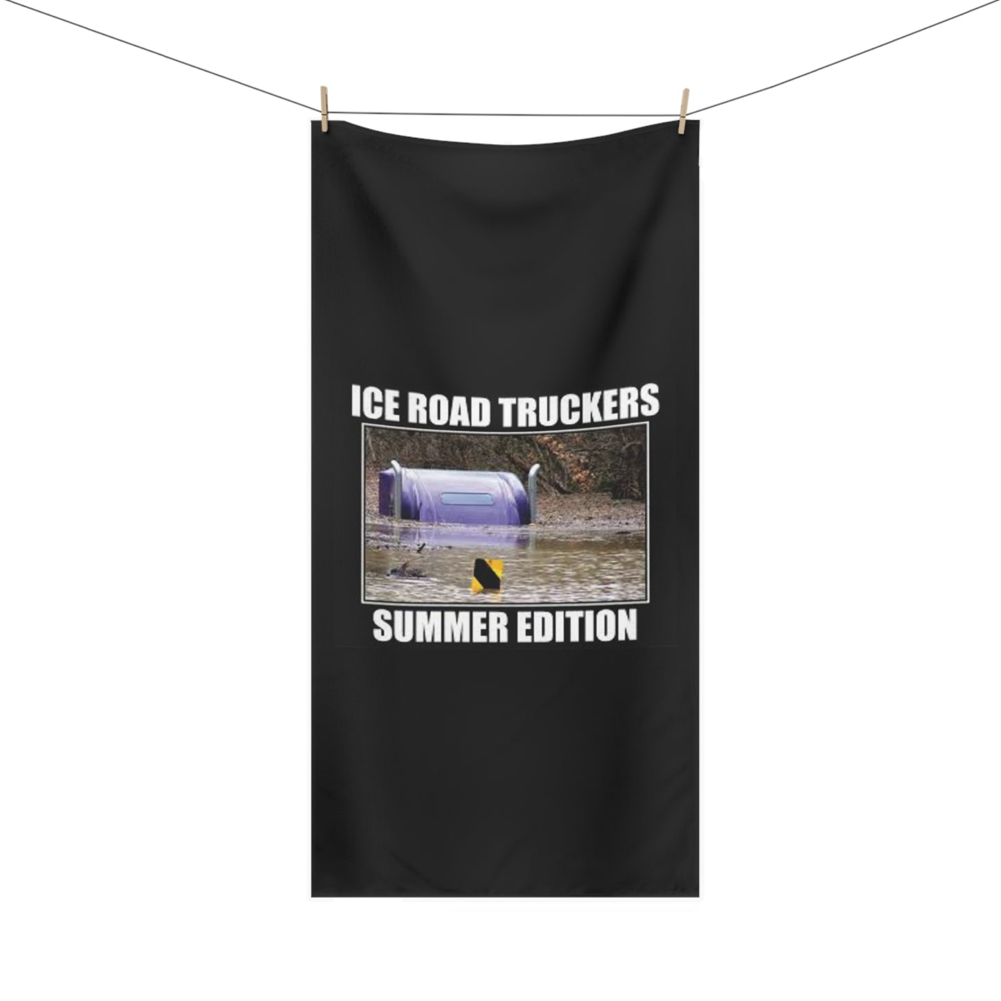 Ice Road Truckers Mink-Cotton  Beach Towel
