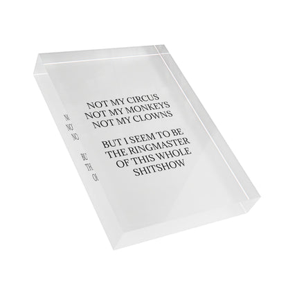 Ringmaster Acrylic Photo Block