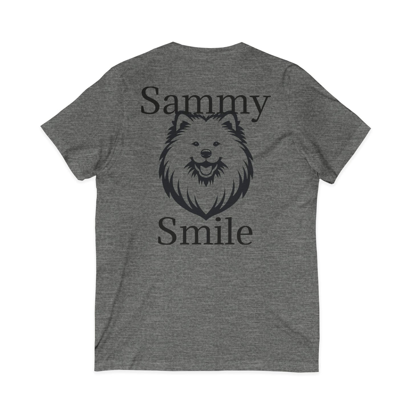 Sammy Smile Unisex Short Sleeve V-Neck Tee