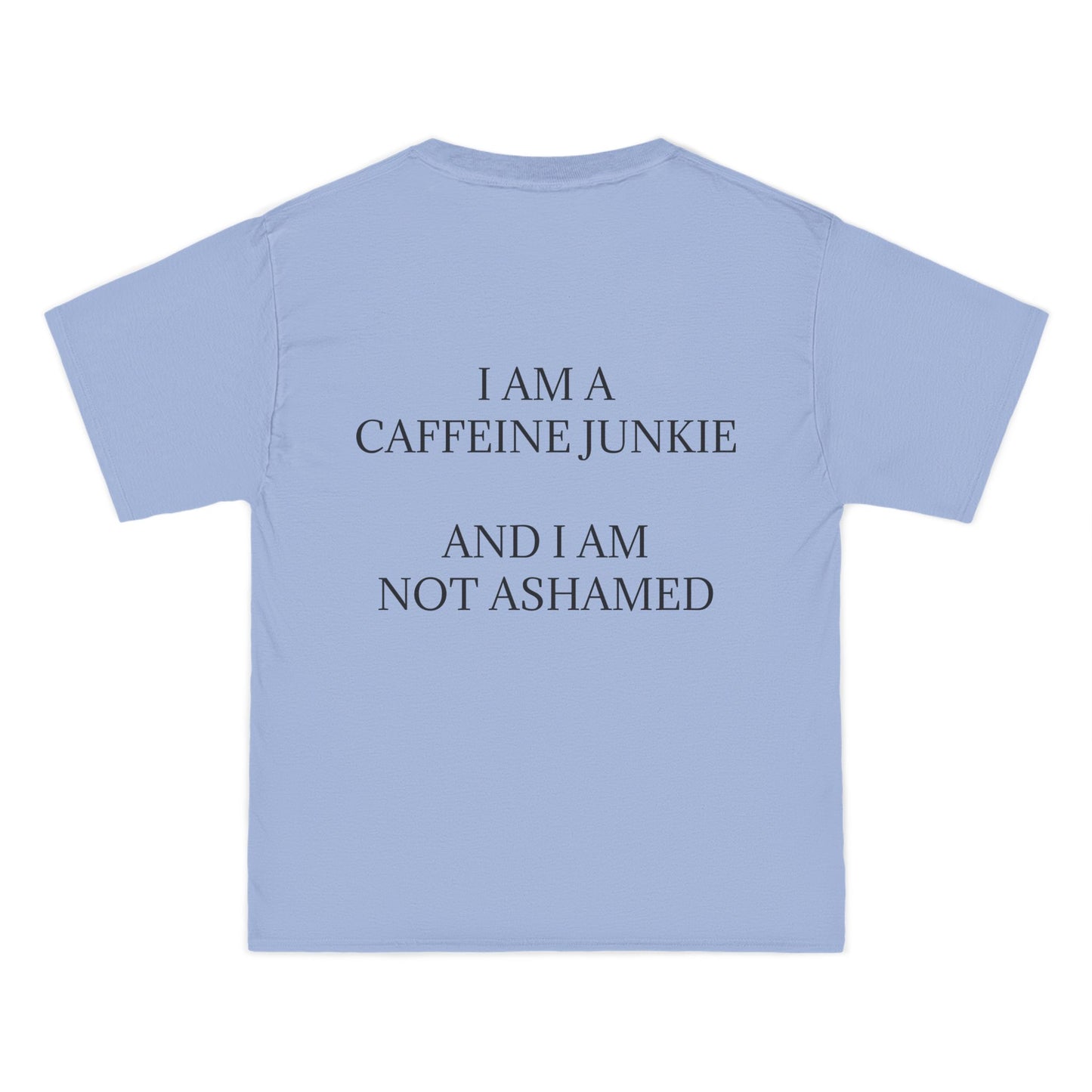 Caffeine Junkie Men's Short-Sleeve Crewneck Tee
