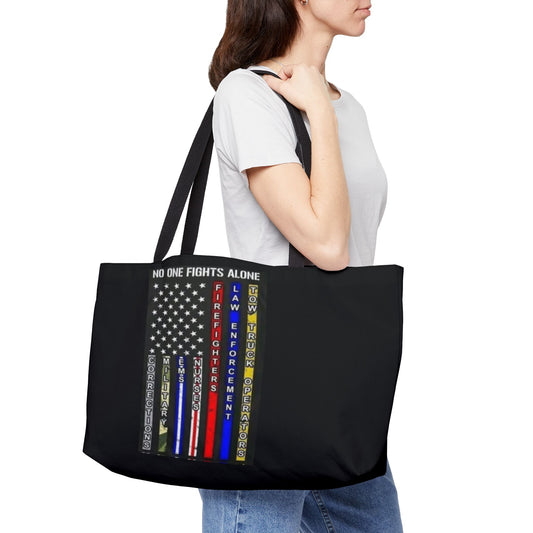 No One Fights Alone Weekender Tote Bag