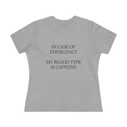 Blood Type Women's Short Sleeve Crewneck Tee