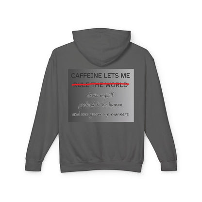 Caffiene Lets Me Unisex Lightweight Hoodie