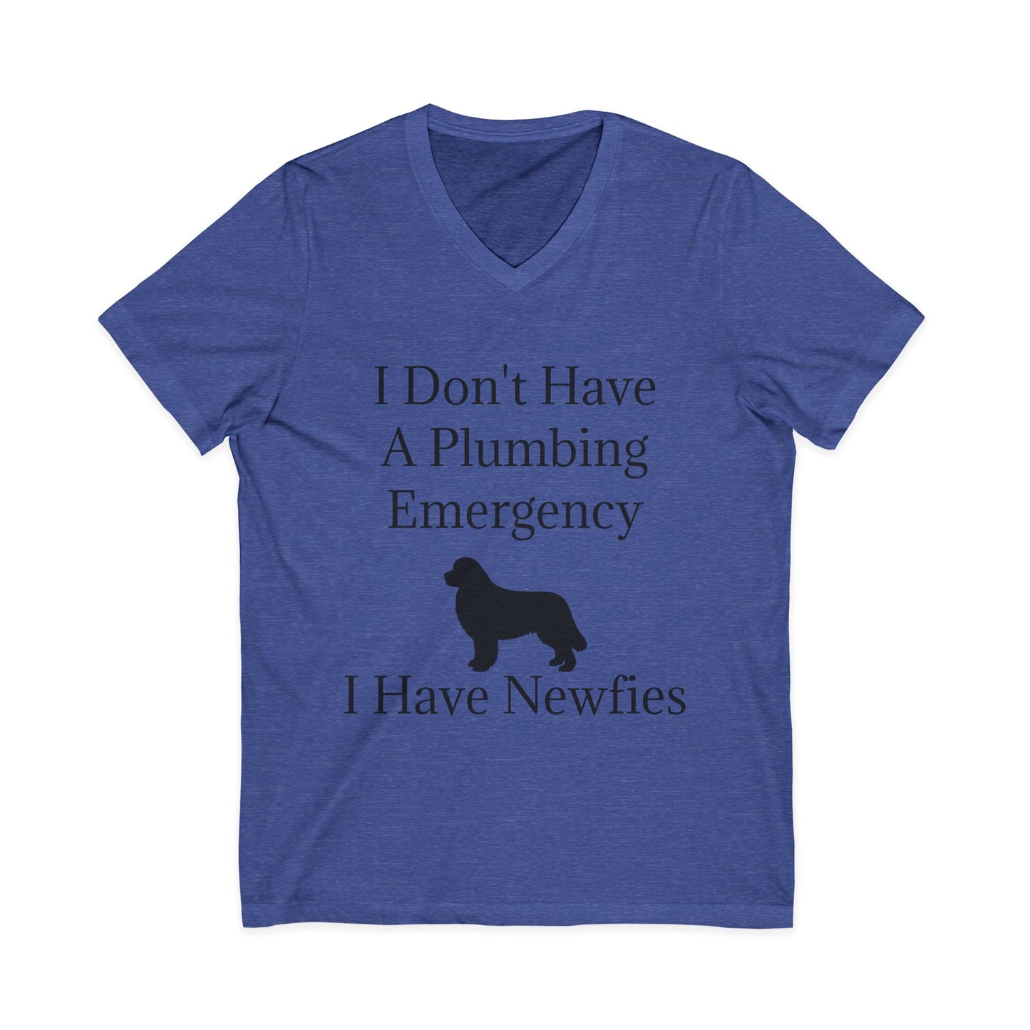 Plumbing Emergency Unisex Short Sleeve V-Neck Tee