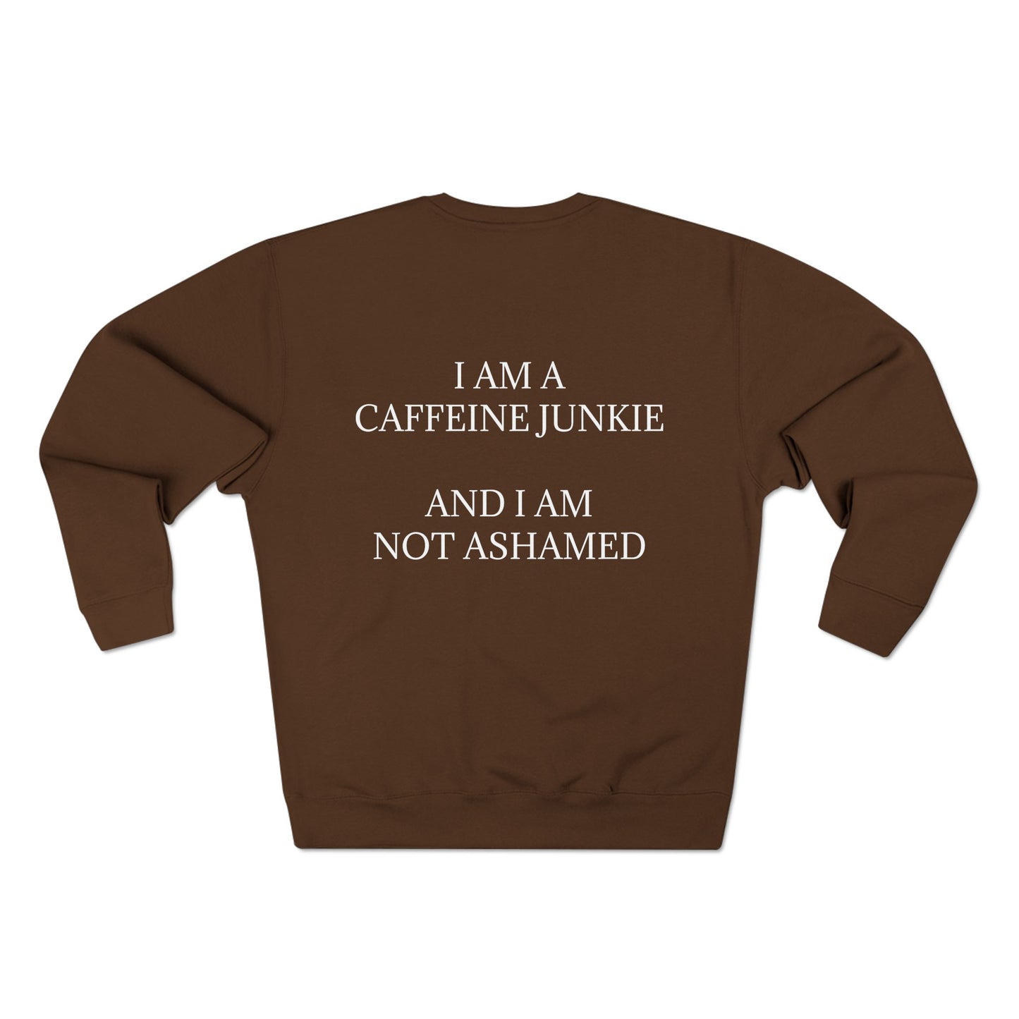 Caffeine Junkie Unisex Crewneck Sweatshirt