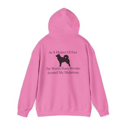 Matter Of Fact Malamute Unisex Hoodie