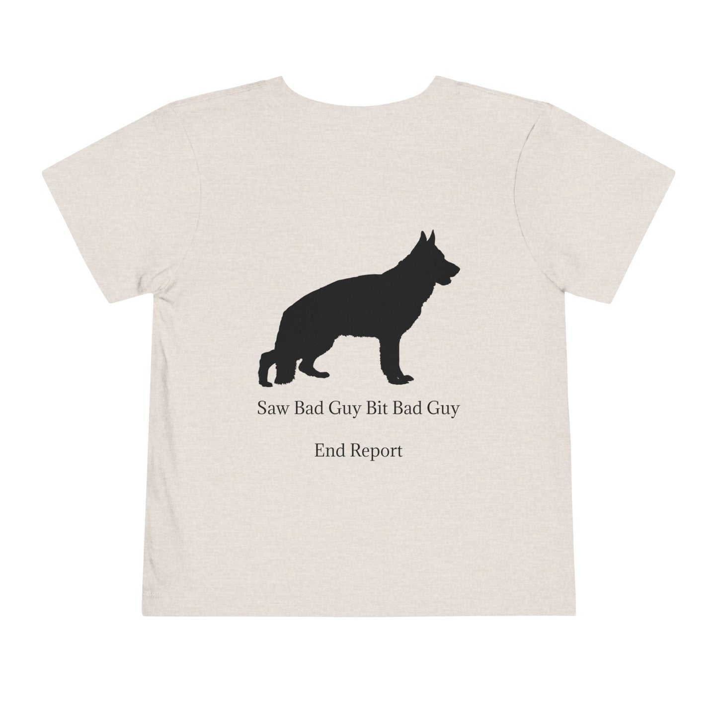 Bad Guy Toddler Unisex Short Sleeve Crewneck Tee