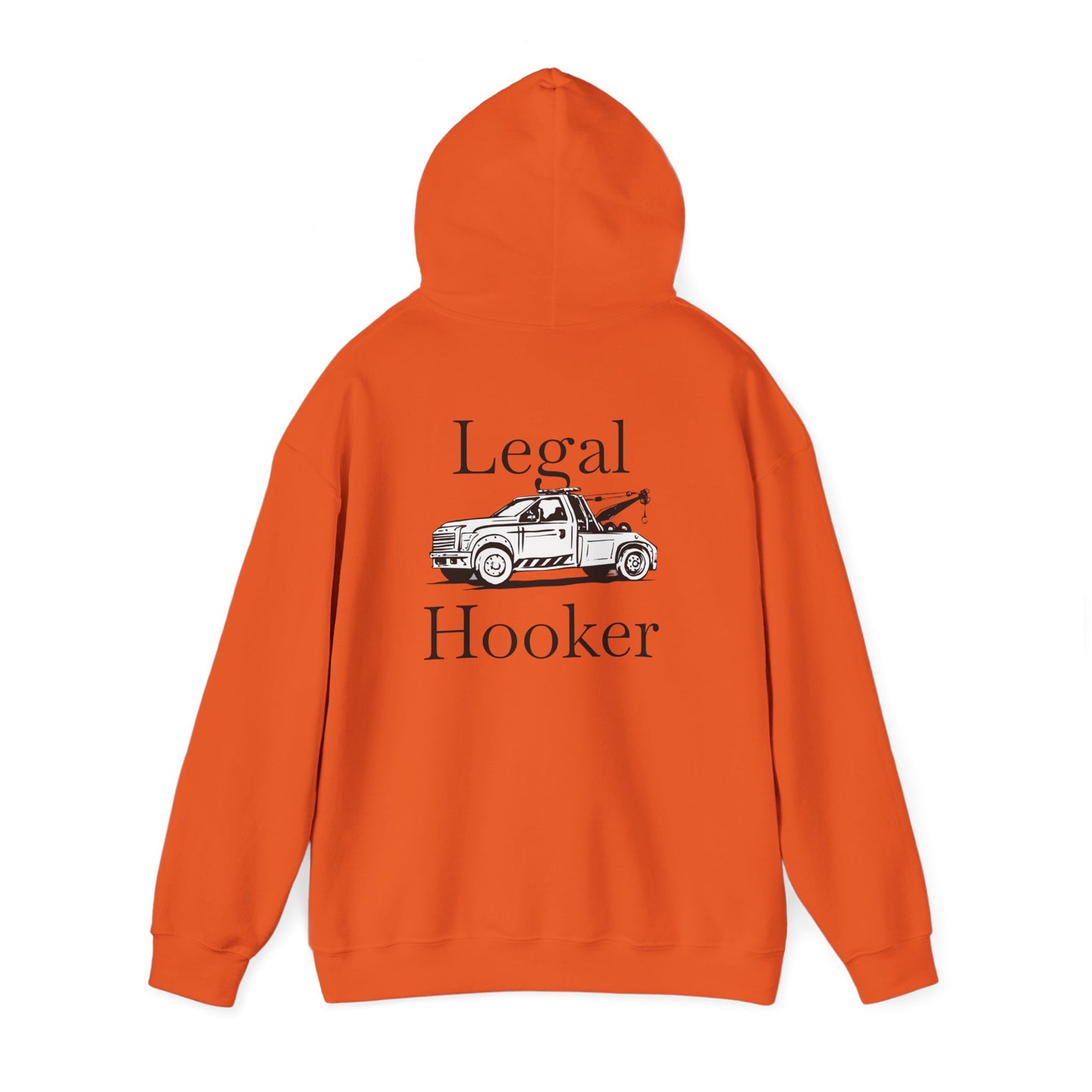Legal H**ker Wheel Lift Tow Truck Unisex Hoodie