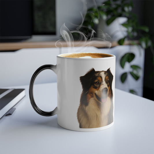Aussie Head Color Changing Mug