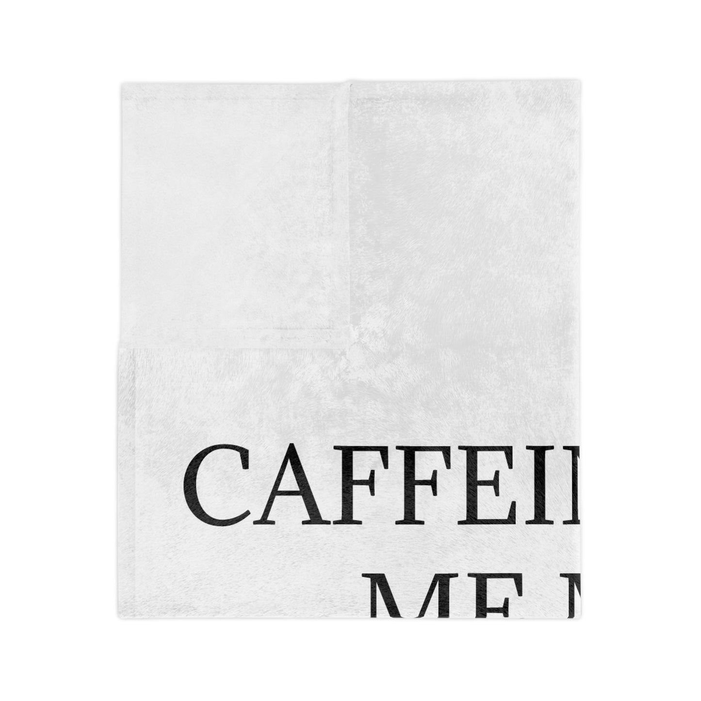 Socially Acceptable Velveteen Microfiber Blanket