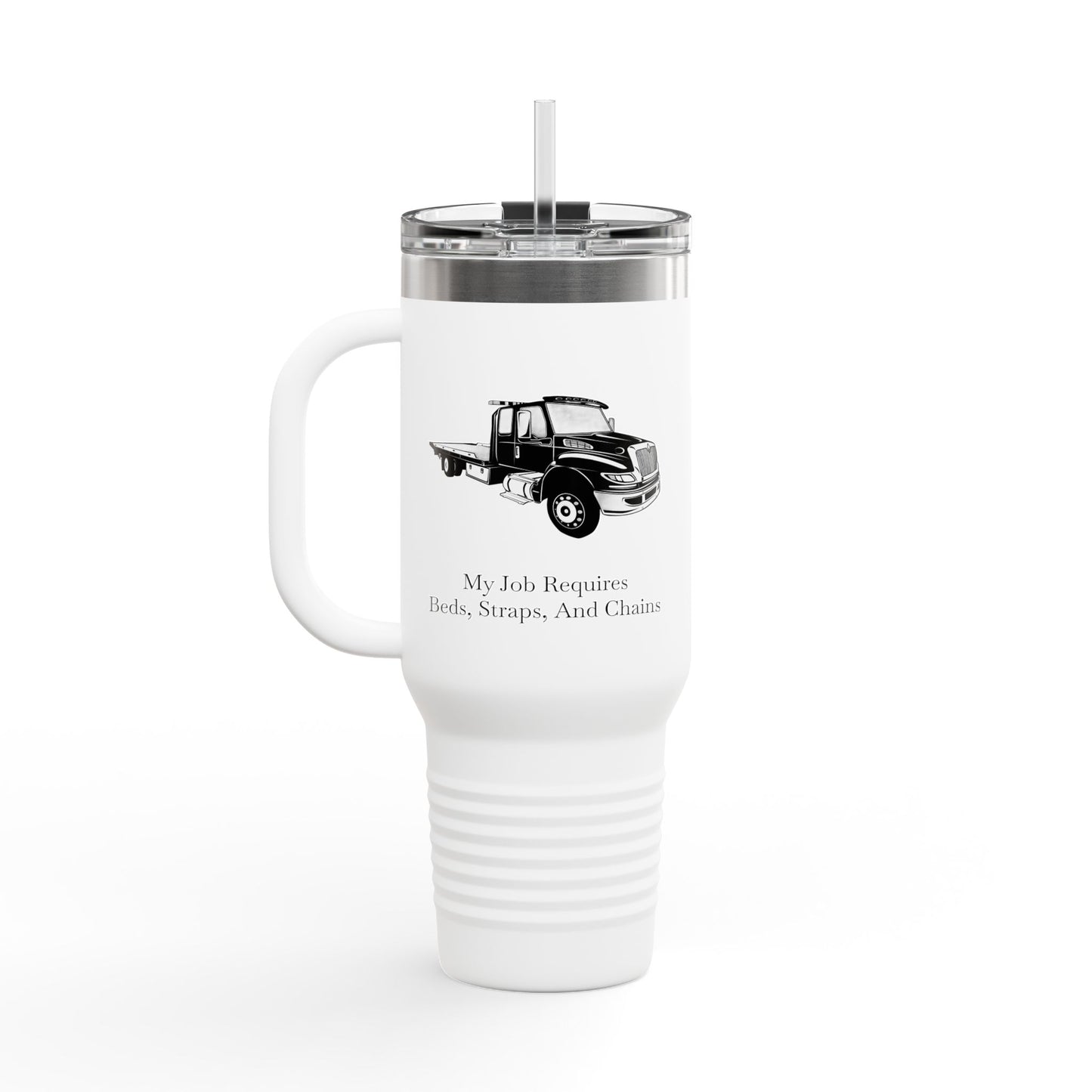 Beds, Straps, And Chains Insulated Travel Mug