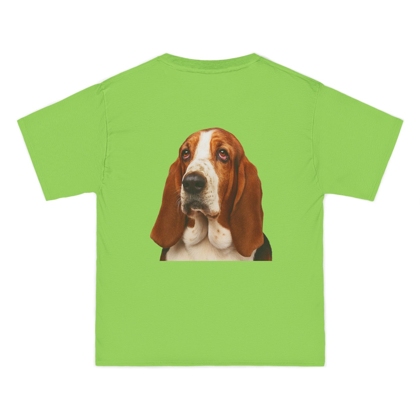 Basset Head Men's Short-Sleeve Crewneck Tee