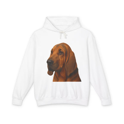 Bloodhound Head Unisex Lightweight Hoodie