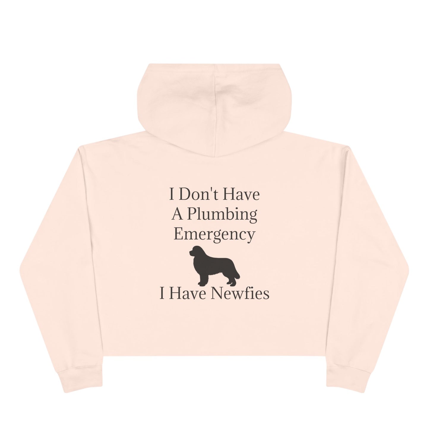 Plumbing Emergency Women's Crop Hoodie