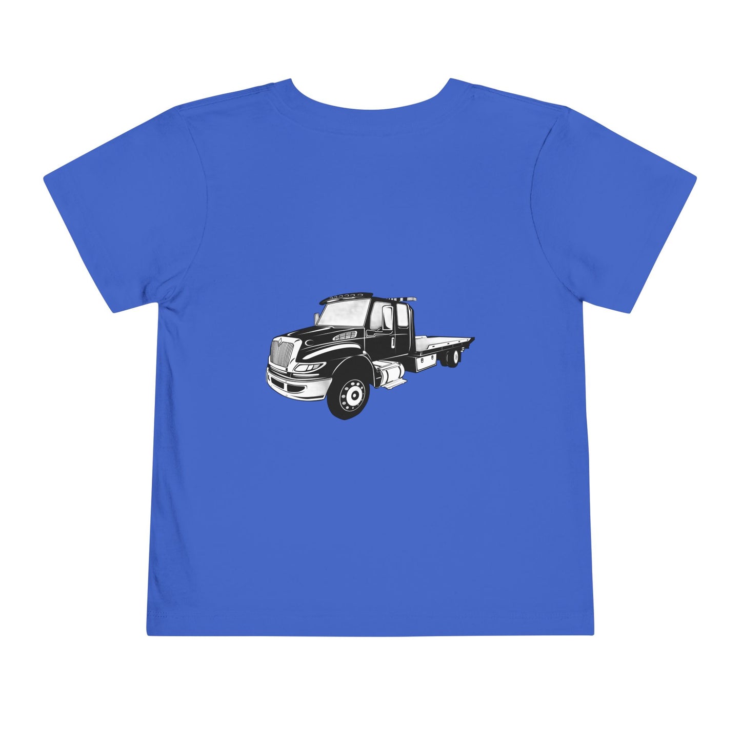 Flatbed Tow Truck Toddler Unisex Short Sleeve Crewneck Tee