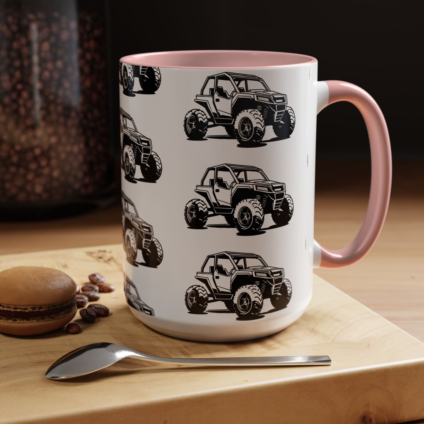 Off The Beaten Path Side By Side 2-Tone Coffee Mug