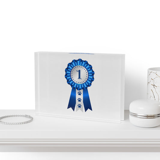Show Ribbon Acrylic Photo Block