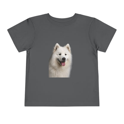 Samoyed Head Toddler Unisex Short Sleeve Crewneck Tee