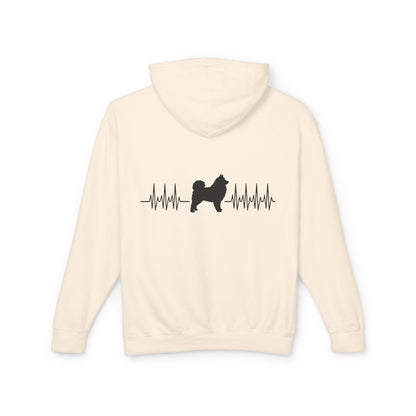 My Heart Beats For Samoyeds Unisex Lightweight Hoodie