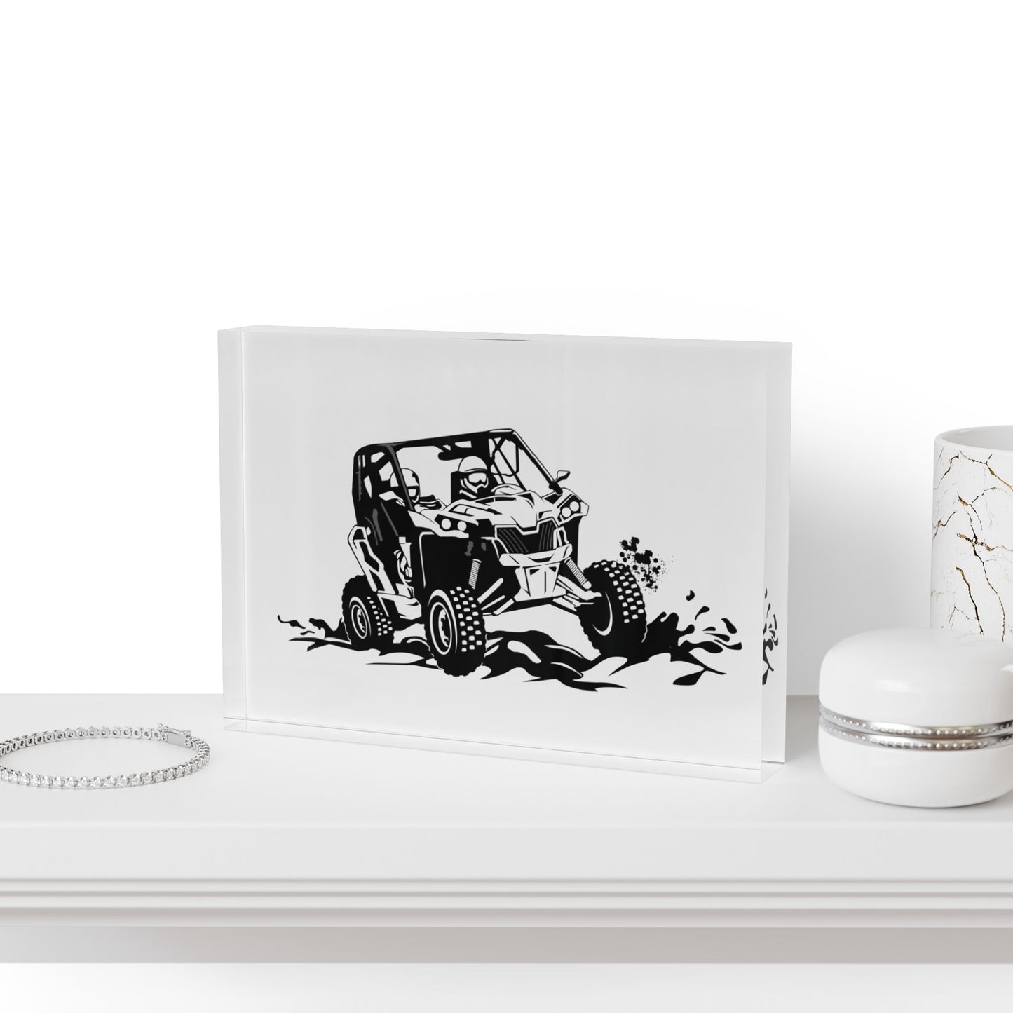 Slingin' Mud Side By Side Acrylic Photo Block