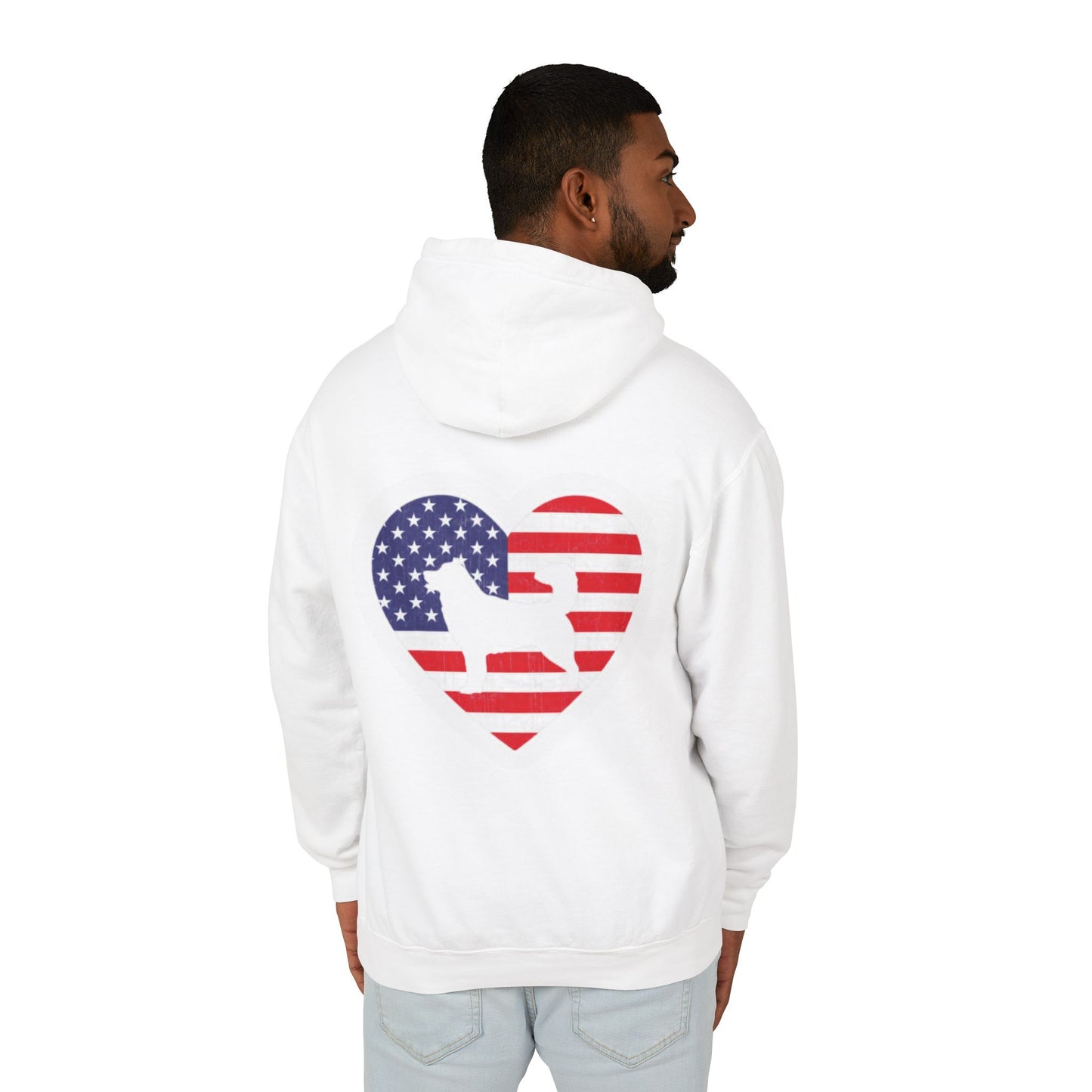 Malamute Flag Unisex Lightweight Hoodie