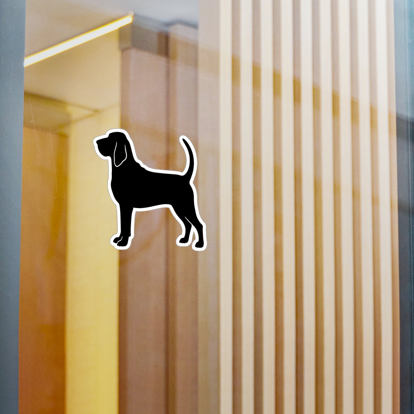 Bloodhound Silhouette Vinyl Decal