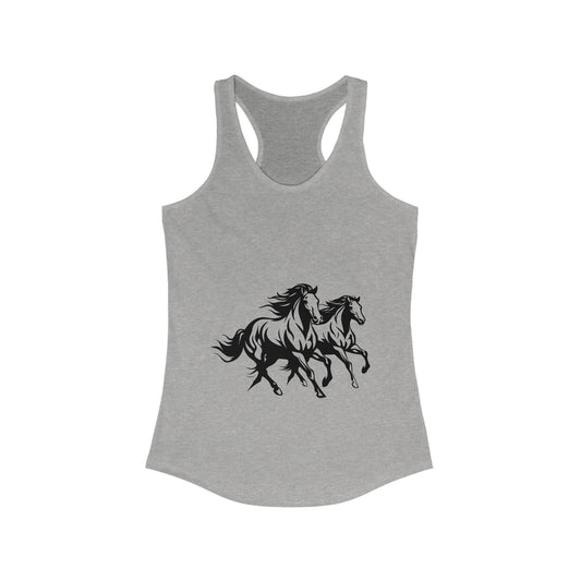 Horsin' Around Women's Racerback Tank
