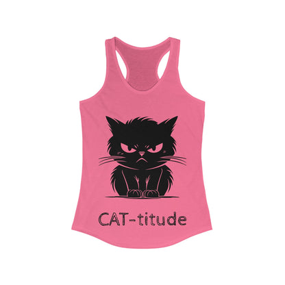 CAT-titude Women's Racerback Tank