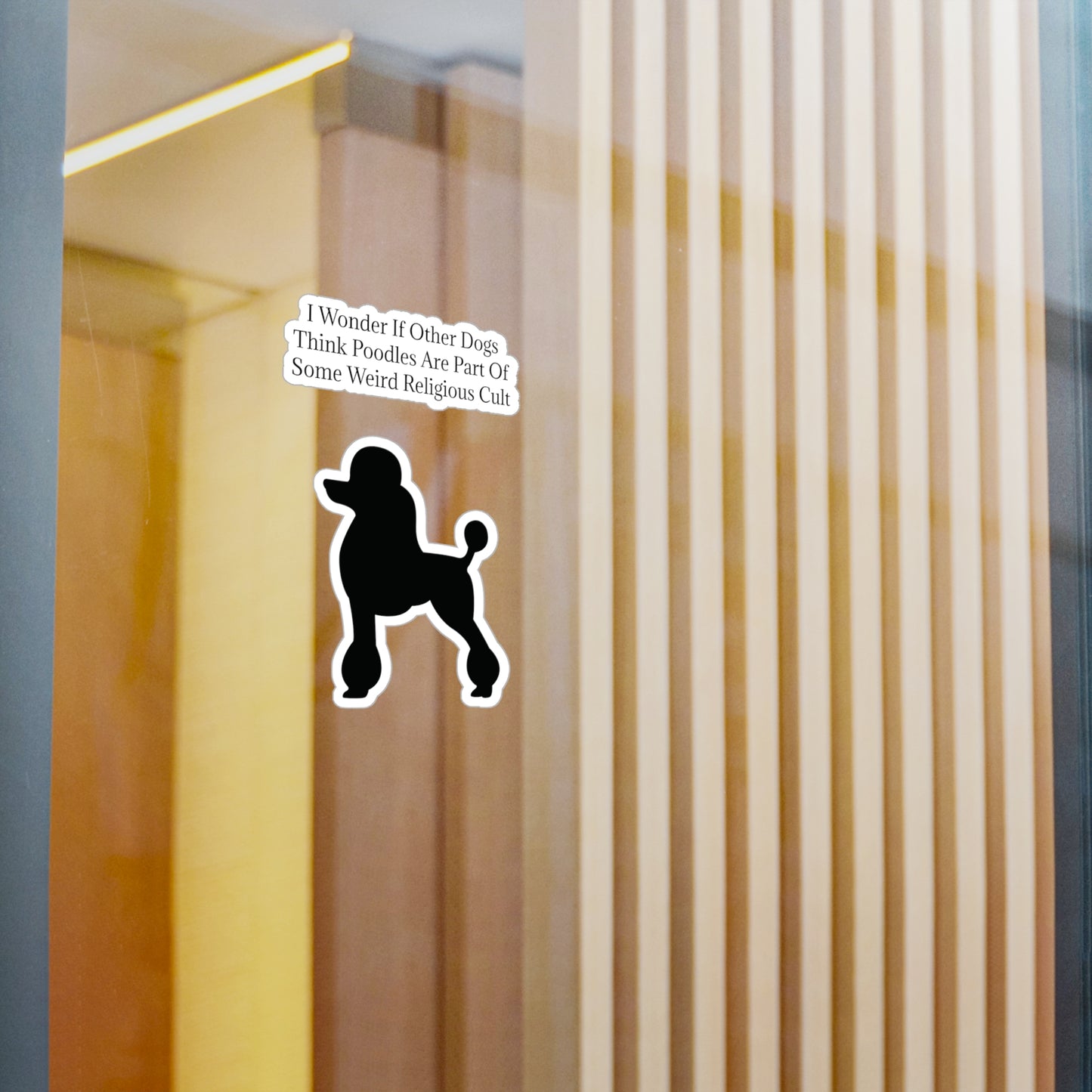 I Wonder Vinyl Decal