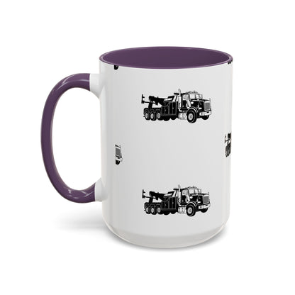 Heavy Tow Truck 2-Tone Coffee Mug