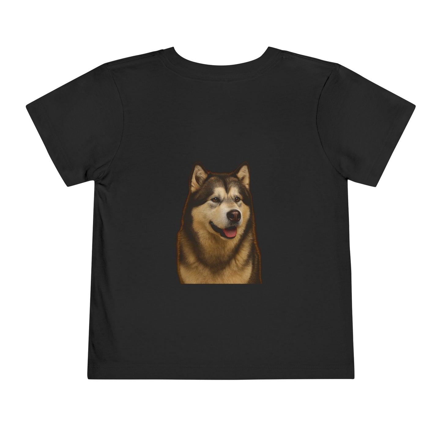 Malamute Head Toddler Unisex Short Sleeve Crewneck Tee