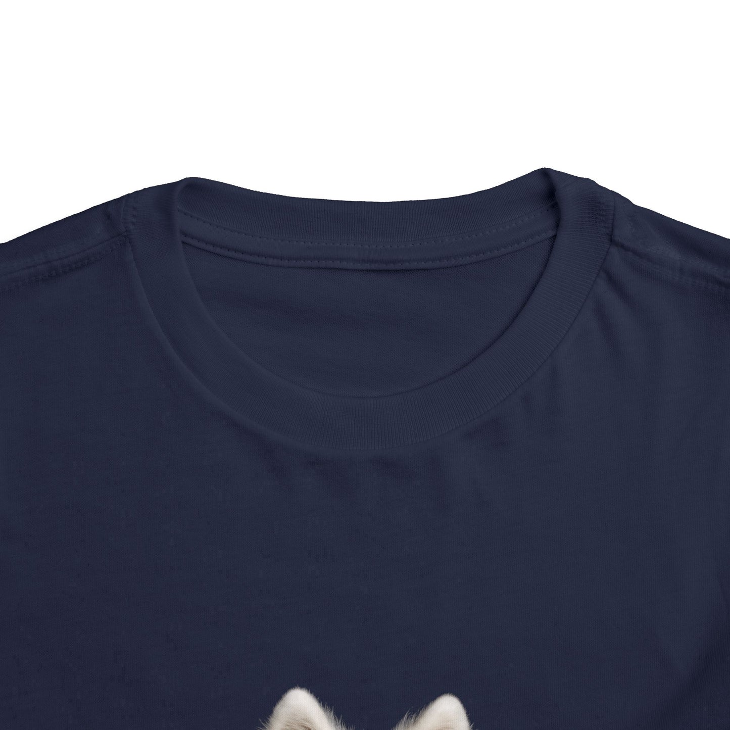 Samoyed Head Toddler Unisex Short Sleeve Crewneck Tee