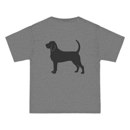 Bloodhound Silhouette Men's Short-Sleeve Crewneck Tee