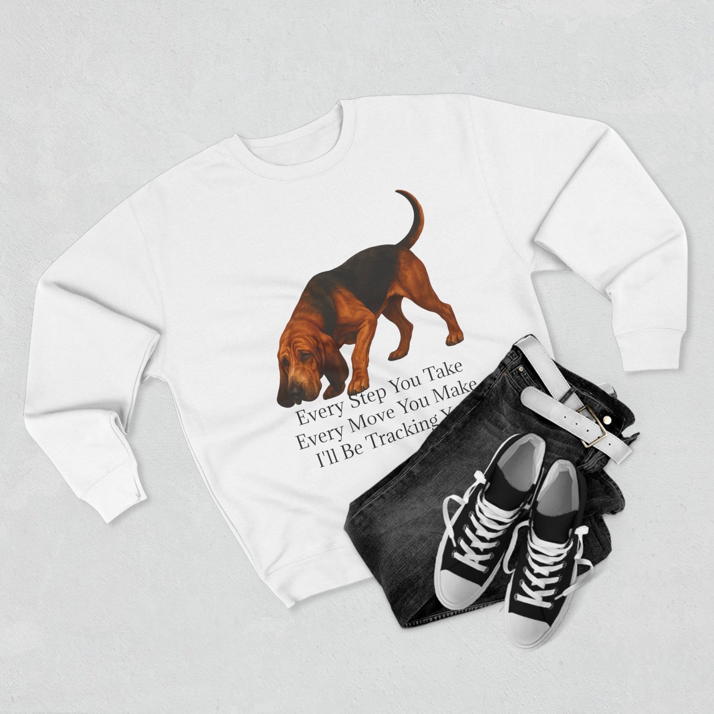 Tracking You Unisex Crewneck Sweatshirt